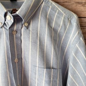 Hunt Club Men's Striped Button Down Shirt